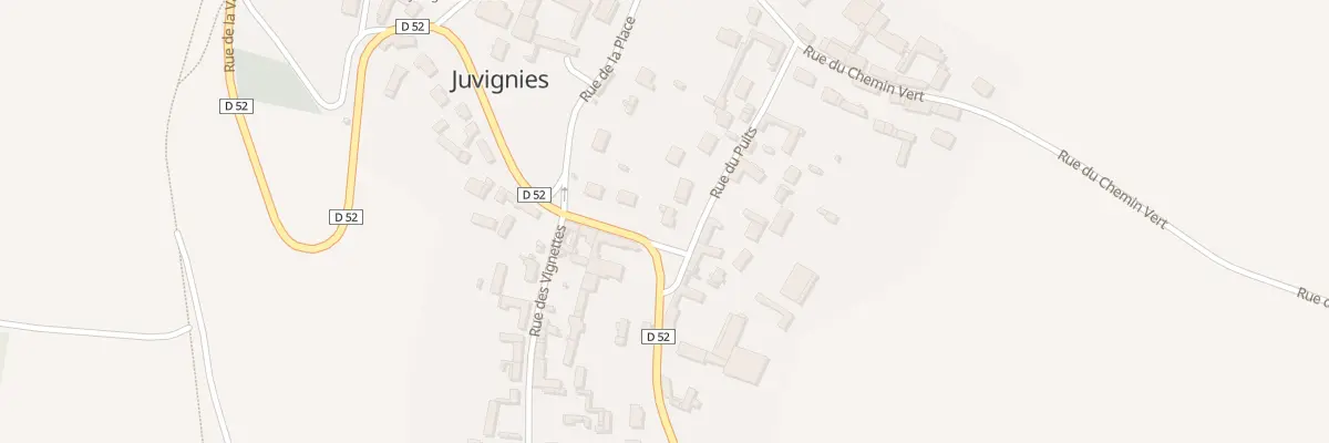 Plan du 14 Rue du Puits à Juvignies