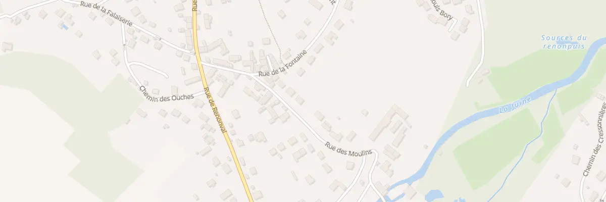 Plan du 11 Rue des Moulins au Mérévillois