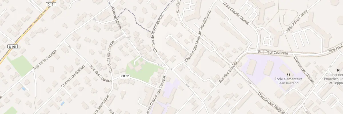 Plan du 80 Rue de Montval à Marly-le-Roi