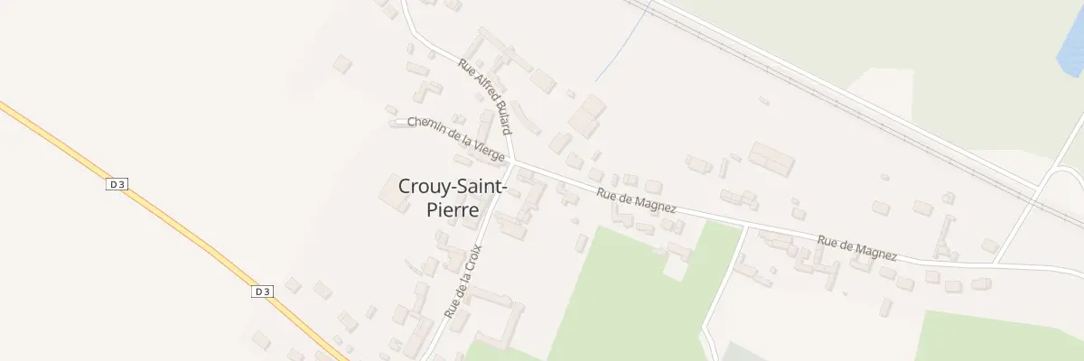 Plan du 1 Rue de la Croix à Crouy-Saint-Pierre