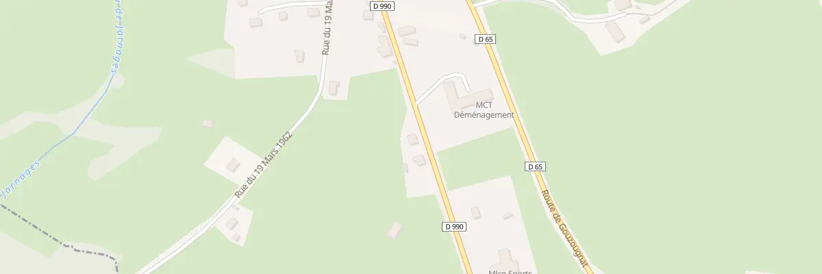 Plan du 10 Rte d’Aubusson à Jarnages