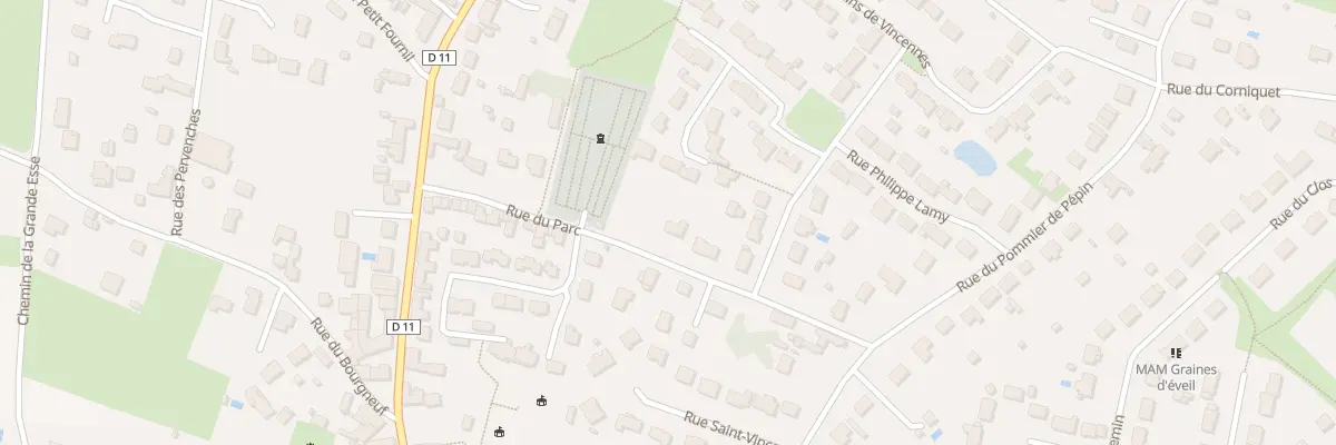 Plan du 162 Rue du Parc à Loury