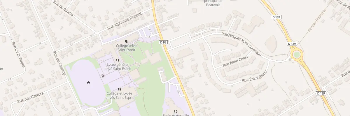 Plan du 103 Rue de Pontoise à Beauvais