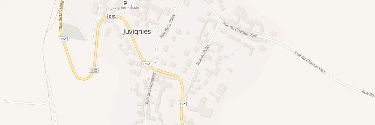 Plan du 12 Rue du Puits à Juvignies