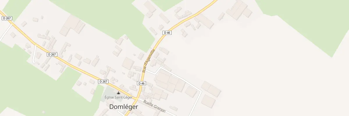 Plan du 9001 Rue de la Croix à Domléger-Longvillers