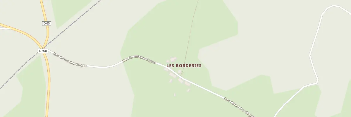 Plan du 5195 Les Borderies à Saint-Merd-de-Lapleau