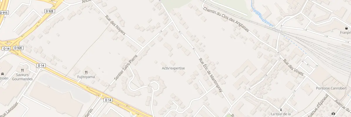 Plan du 27B Rue Eric de Martimprey à Pontoise