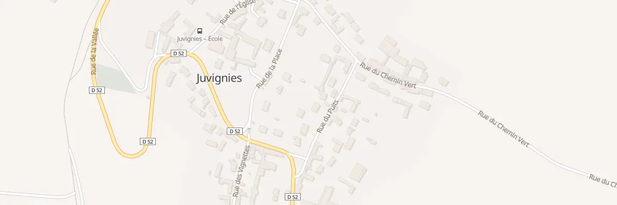Plan du 8 Rue du Puits à Juvignies