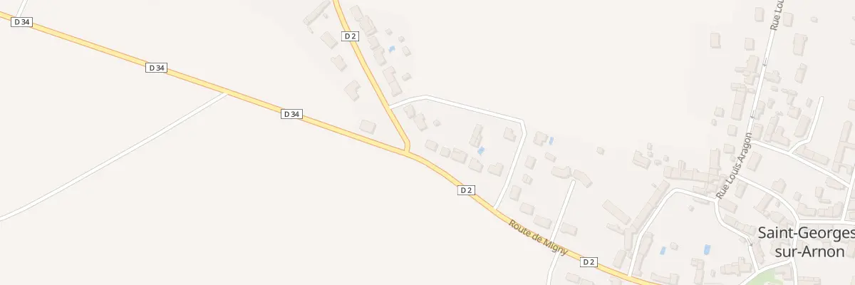 Plan du 21 Rte de Migny à Saint-Georges-sur-Arnon