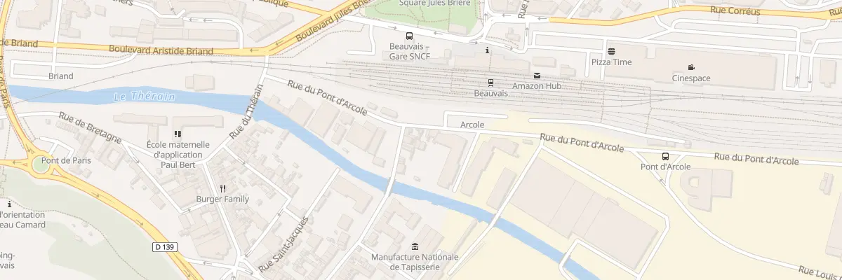 Plan du 38 Rue du Pont d’Arcole à Beauvais