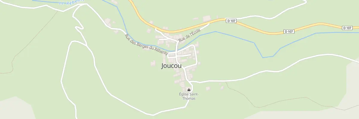 Plan du 36 Le Village à Joucou