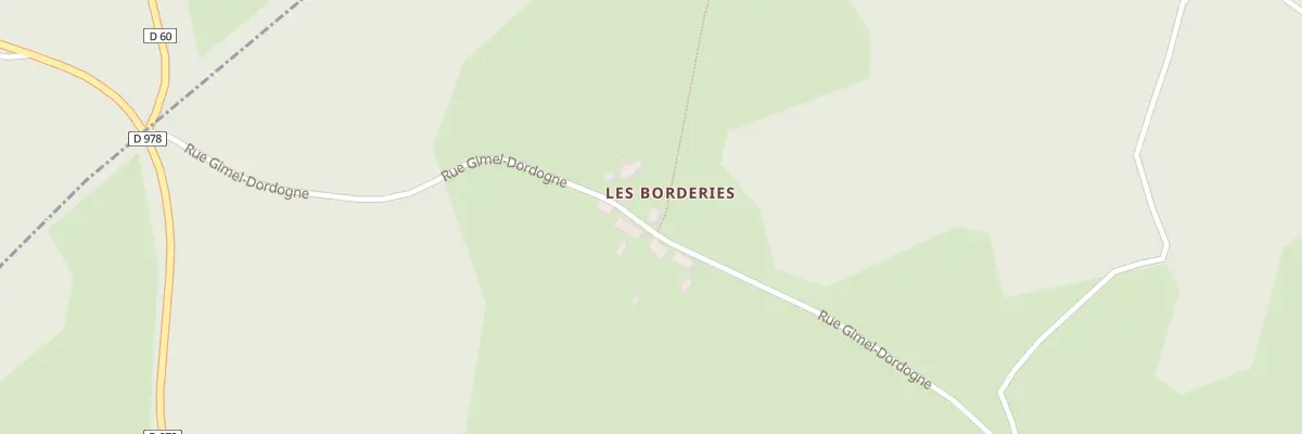 Plan du 5036 Les Borderies à Saint-Merd-de-Lapleau