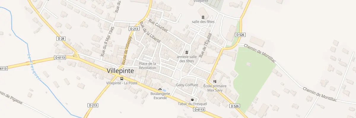 Plan du 7 Pl Carnot à Villepinte