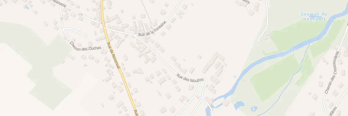 Plan du 13B Rue des Moulins au Mérévillois