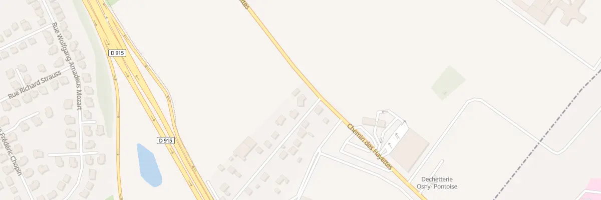 Plan du 305 Rte de Gisors à Osny
