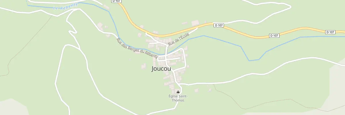 Plan du 33 Le Village à Joucou