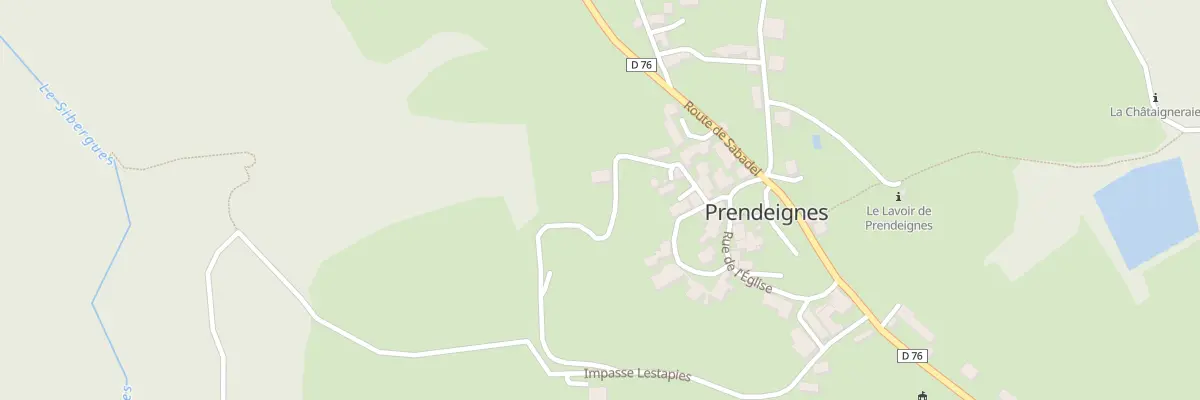Plan du 5032 Le Bourg à Prendeignes