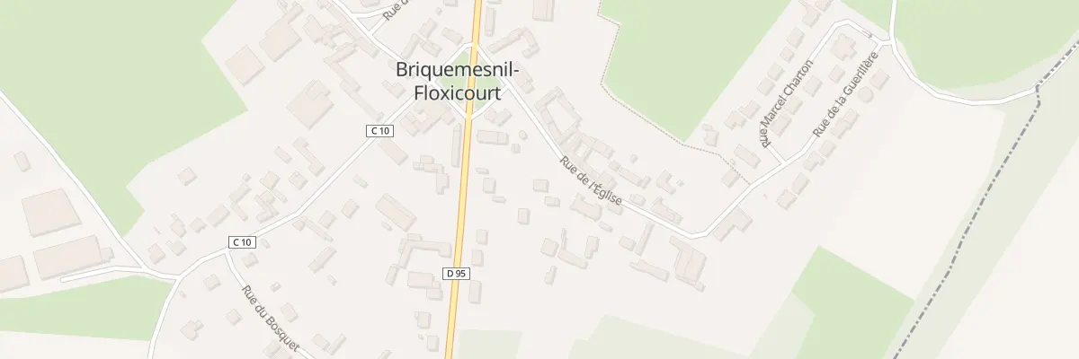 Plan du 5041B Le Village à Briquemesnil-Floxicourt