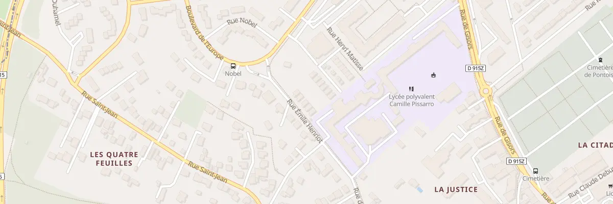 Plan du 2C Rue Emile Henriot à Pontoise