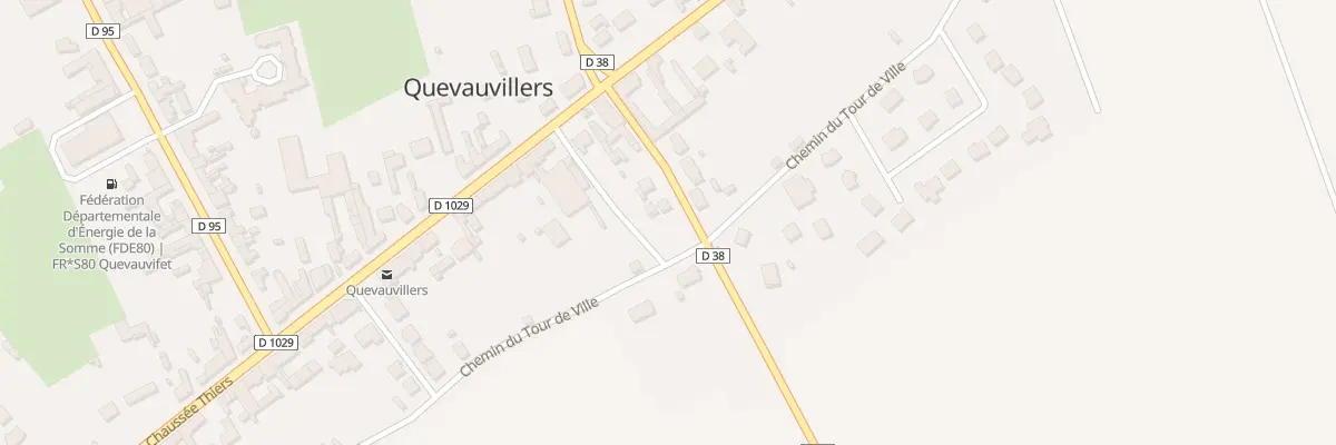 Plan du 5085 Le Village à Quevauvillers