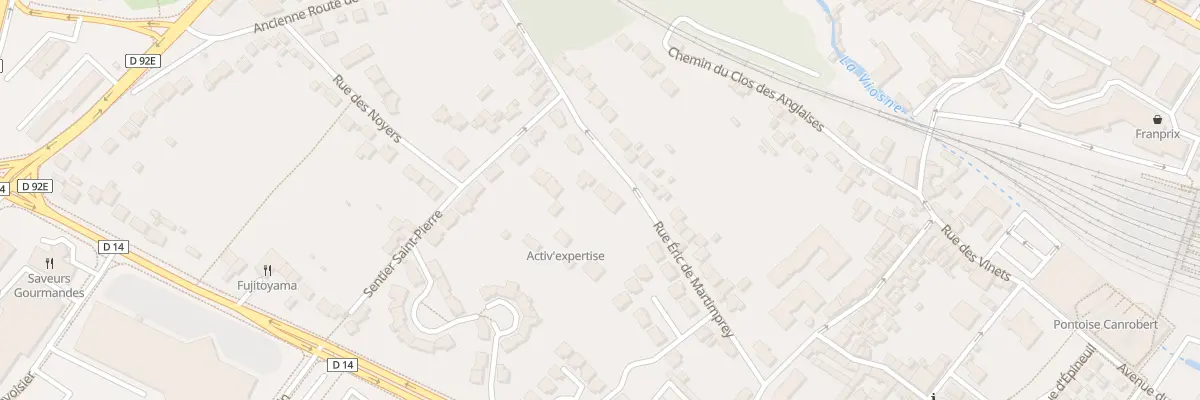 Plan du 27 Rue Eric de Martimprey à Pontoise