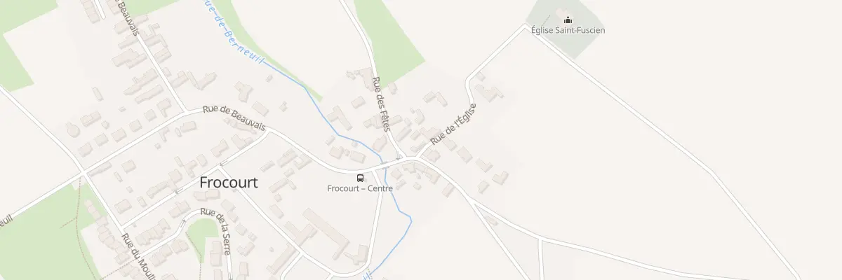 Plan du 1 Rue des Fêtes à Frocourt