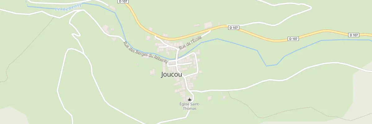 Plan du 29 Le Village à Joucou