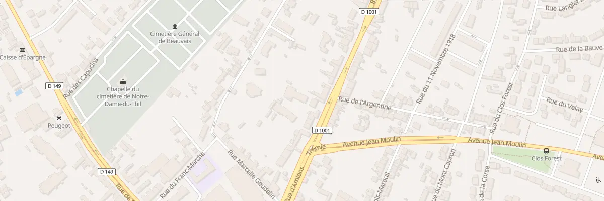 Plan du 17 Rue d’Amiens à Beauvais