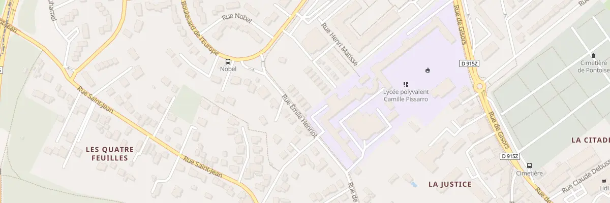 Plan du 2B Rue Emile Henriot à Pontoise