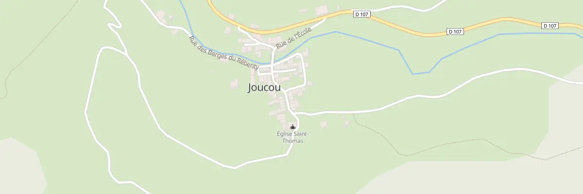 Plan du 44 Le Village à Joucou