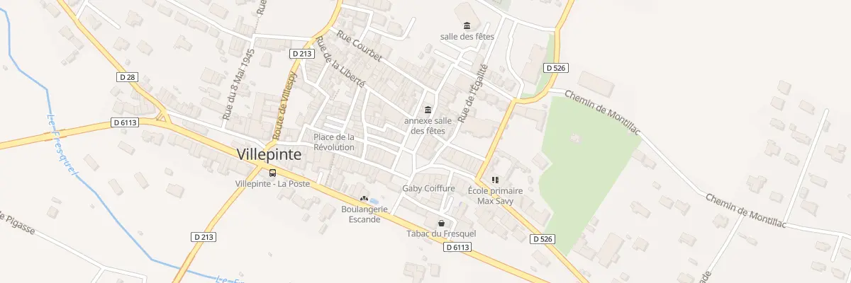Plan du 2 Pl Carnot à Villepinte