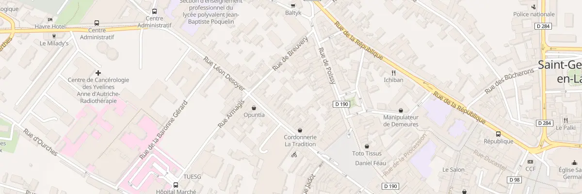Plan du 38 Rue de Pologne à Saint-Germain-en-Laye