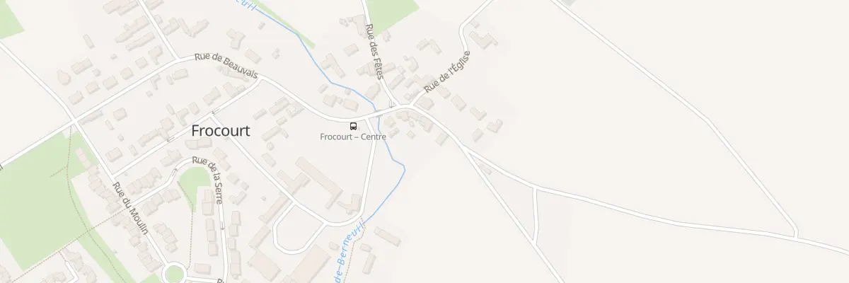 Plan du 2 Rue de Beauvais à Frocourt