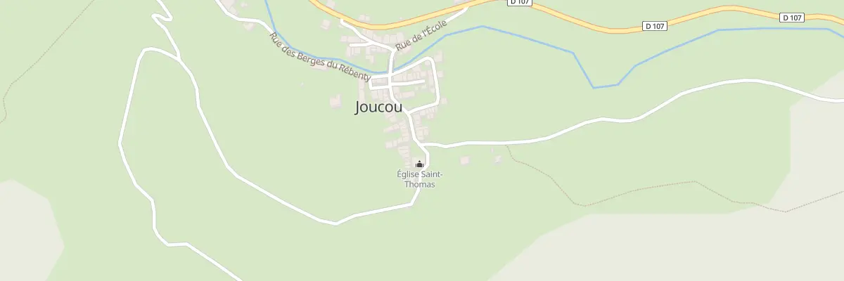 Plan du 24 Le Village à Joucou