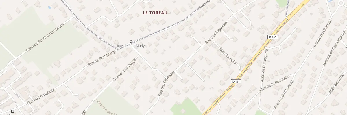 Plan du 50 Rue des Bigaudes à Mareil-Marly