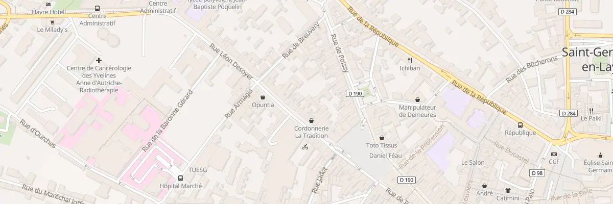 Plan du 32 Rue de Pologne à Saint-Germain-en-Laye