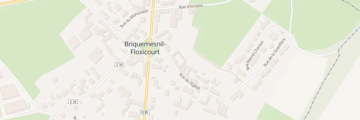 Plan du 3 Rue l’Eglise à Briquemesnil-Floxicourt