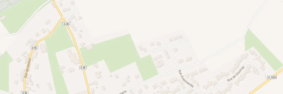 Plan du 13 Rue du Verderet à Quevauvillers