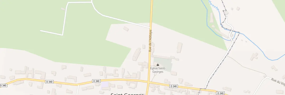 Plan du 1 Rue de l’Abbaye à Saint-Georges
