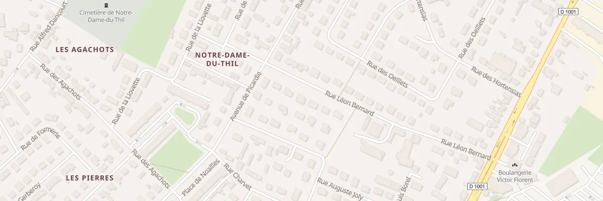 Plan du 27 Rue Léon Bernard à Beauvais