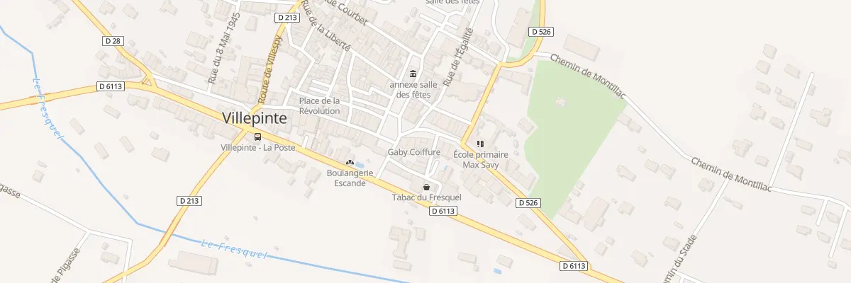 Plan du 8 Bd Gambetta à Villepinte
