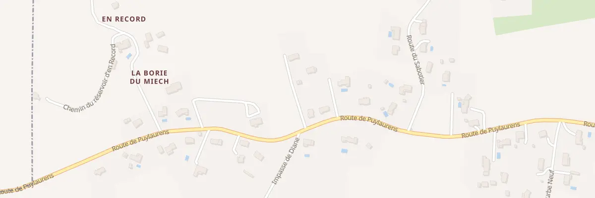 Plan du 930 Rte Puylaurens à Sémalens