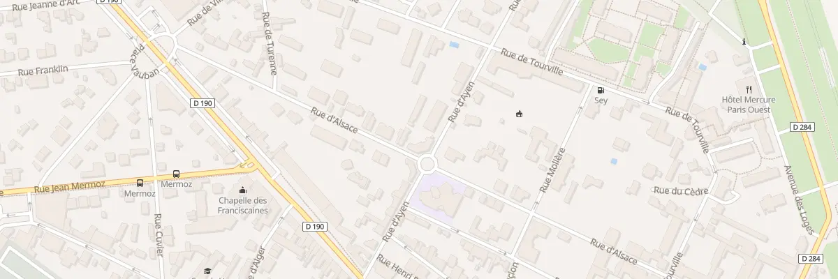 Plan du 20 Rue d’Alsace à Saint-Germain-en-Laye