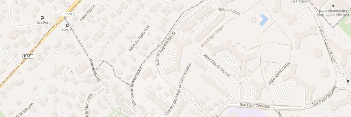 Plan du 79 Av Auguste Renoir à Marly-le-Roi