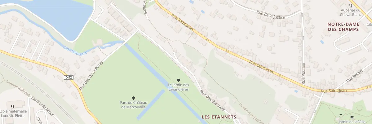 Plan du 84 Rue des Etannets à Pontoise