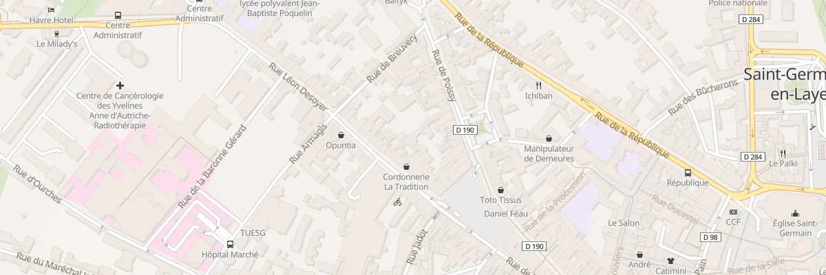 Plan du 30 Rue de Pologne à Saint-Germain-en-Laye