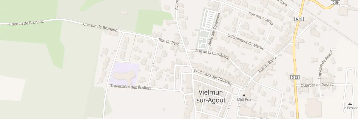 Plan du 4 Pl Docteur Amalric à Vielmur-sur-Agout
