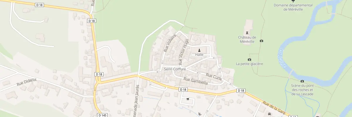 Plan du 1 Rue Victor Hugo au Mérévillois