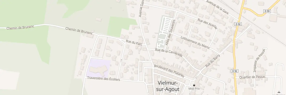 Plan du 2 Rue du Parc à Vielmur-sur-Agout