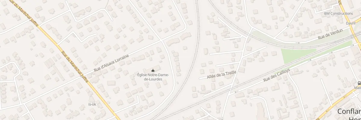 Plan du 12 Rue de Pierrefitte à Conflans-Sainte-Honorine